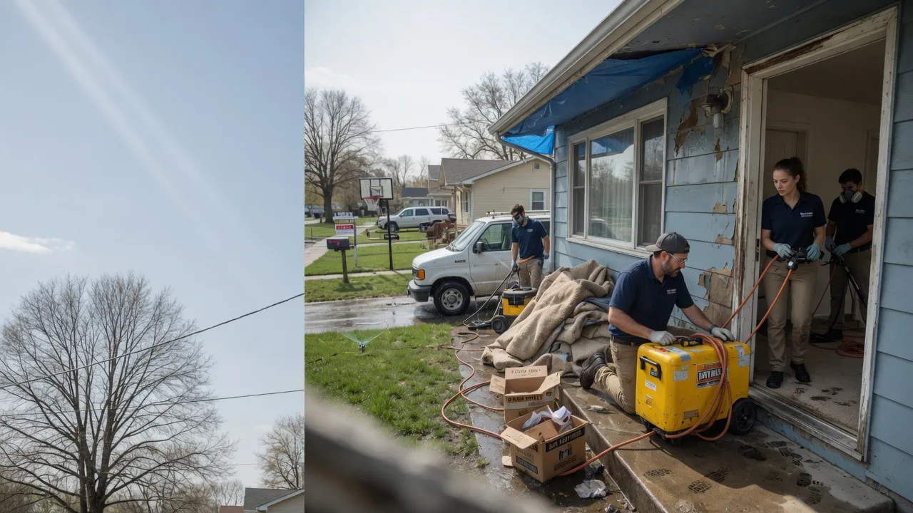 Basement Flood Cleanup in Hillman, MI near me